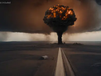Atomic Blast Mushroom VDB For Blender 3D model