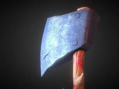 Stylized Ax Pbr Low-poly 3D model