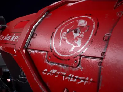 Hoverbike - Rocket 3D model