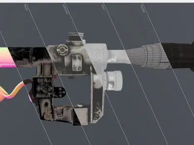 PSO-1 Low-poly 3D model