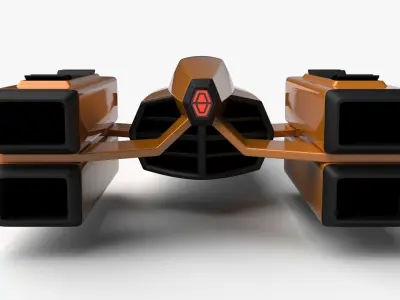 Racing Spaceship Pollux 3D model