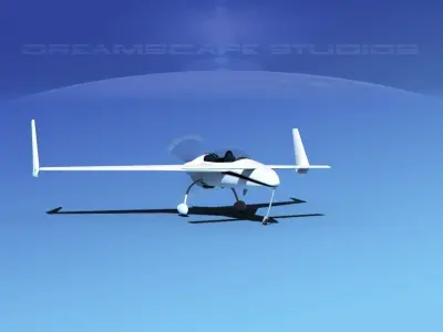 Rutan Long-EZ V09 3D model