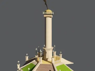 Angel chihuahua Low-poly 3D model