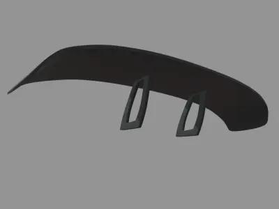 Car Spoiler 017 Low-poly 3D model