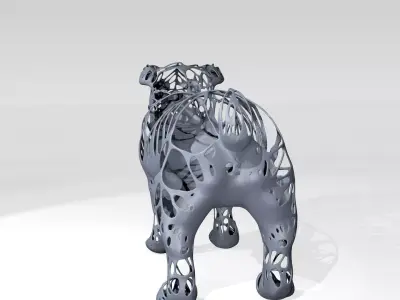 Bulldog Dust Voronoi 3D model