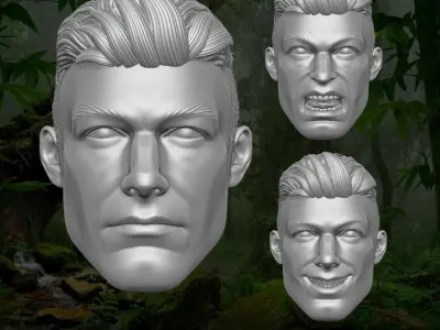 Duke GI Joe Fan Art kit3D printable File For Action Figures 3D print model