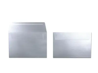 Envelope -Silver Metal Low-poly 3D model