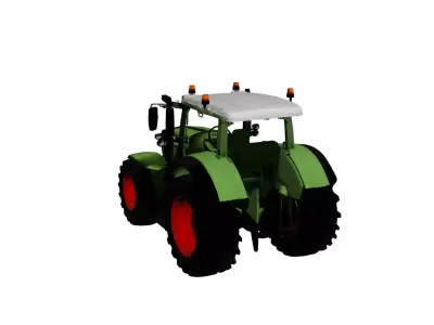 Fendt 1000 Vario Tractor Heavy Duty Agricultural Vehicle 3D model