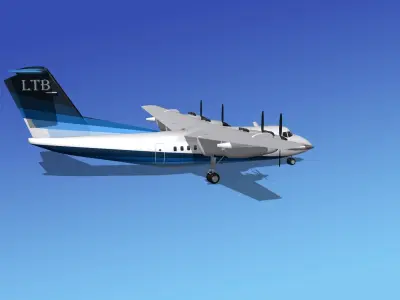 Dehavilland DHC-7 LTB 3D model