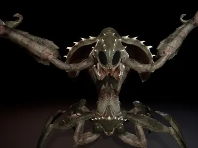 Monster Low-poly 3D model