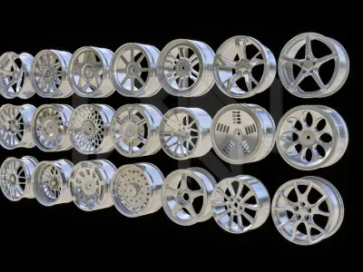 3D Rim Collection Vol 1 3D model