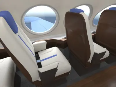 Airplane Chair 3D model