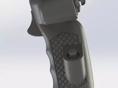 A-4E-c Skyhawk stick for PC simulation or memorabilia 3D print model