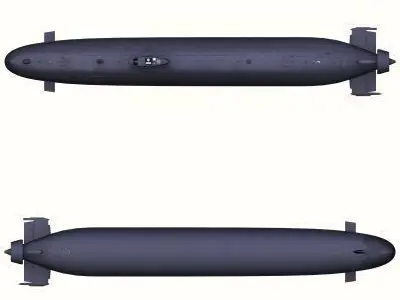 Submarine - Trafalgar Class - 3D model