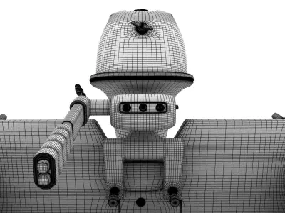 Inflatable Boat 3D model