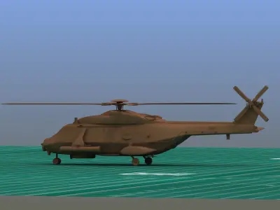 NH90 Helicopter 3D Print 3D print model
