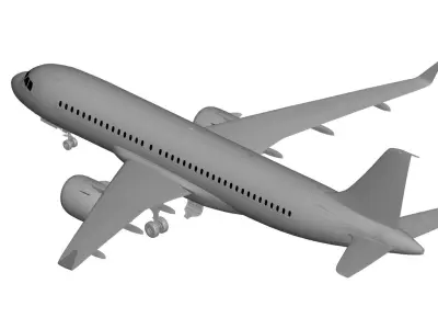 Airbus A320 3D model