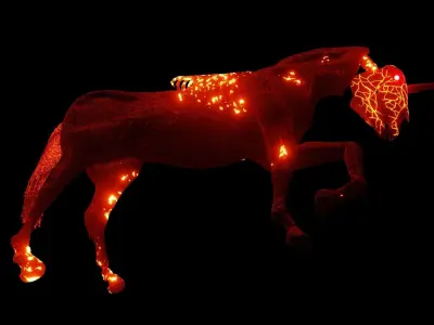 Hellish Unicorn 3D model