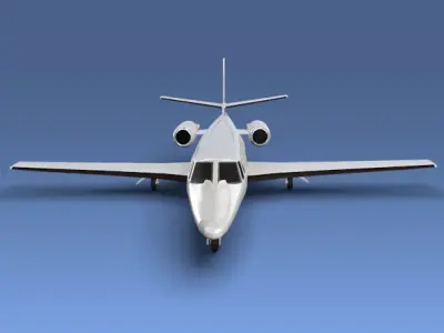 Cessna Citation XLS private jet 3D model