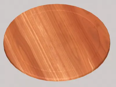 Wooden chopping board Free low-poly 3D model buy