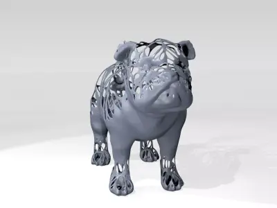 Bulldog Dust Voronoi 3D model