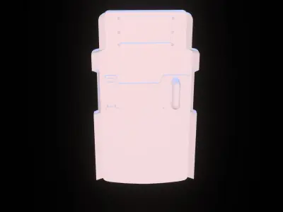 Base Riot Shield 3D model