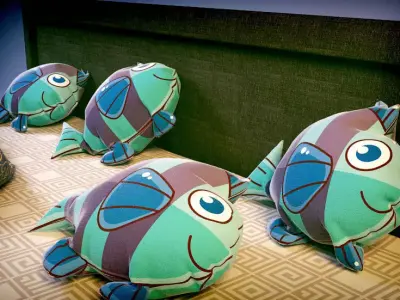 Fish Piilow 3D model