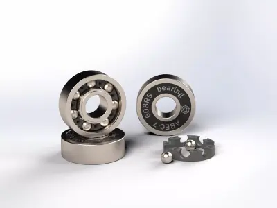 Bearing 608 3D model