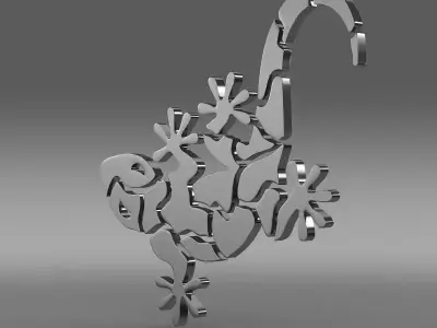 Wiesmann logo 3D model