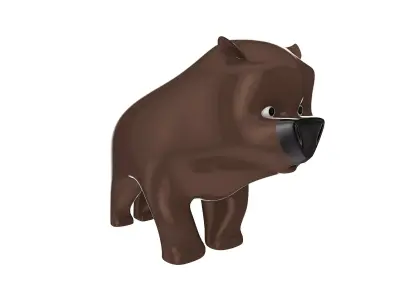 Bear Toy Free low-poly 3D model