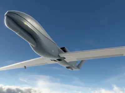 predator Drone Low-poly 3D model