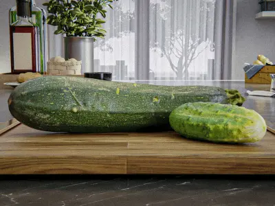 Varied Food Collection Free low-poly 3D model