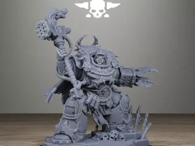 Corrupted Guard Zorvan Lord 3D print model
