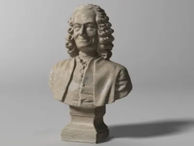 Voltaire Bust 3D model