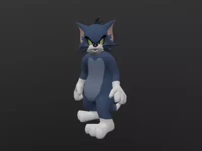 TOMC-008 Tom Cat Idle Low-poly 3D model
