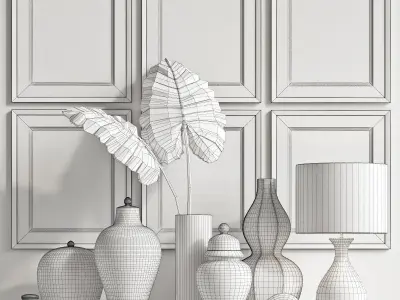 Williams-Sonoma Home Decor set 3D model