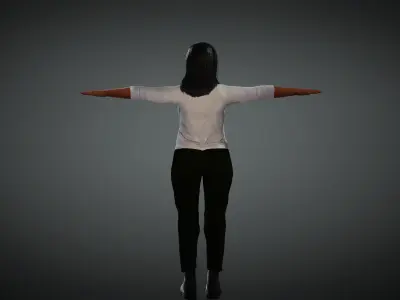 Doctor Realistic and Rigged Character Game Ready  3D model