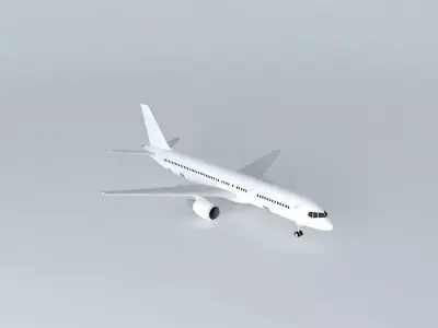 Template Boeing 757 200 Free 3D model