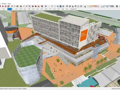 Sketchup Shopping Center V4 3D model