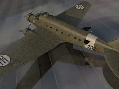 Savoia Marchetti SM-81 Pipistrello 3D model