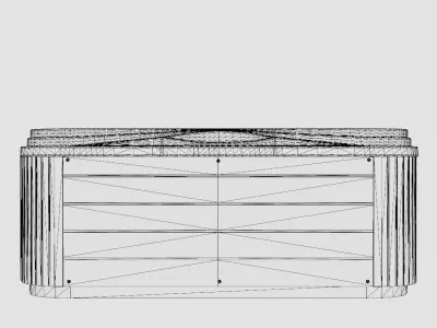 Spa Landscape Hekla 103 Jets Low-poly 3D model