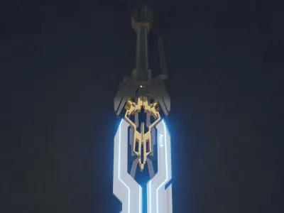 StarSaber Sword 3D model