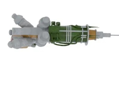  Fallout New Vegas Plasma Pistol 3D model