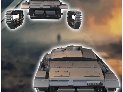 Sturmgeschutz StuG III Ausf F SdKfz 142-1 - miniatures tabletop 3D print model