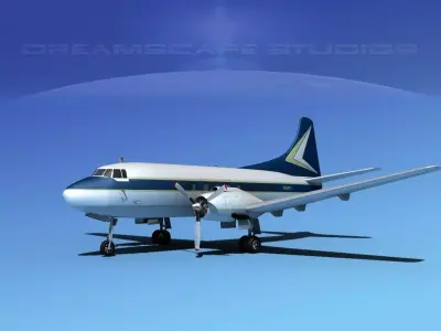 Martin 202 Executive 2 3D model