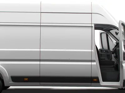 Vauxhall Movano Van L4H3 HQ Interior 2023 3D model