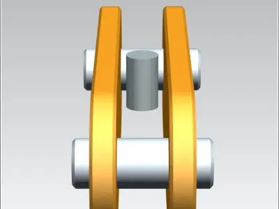 TOWER CRANE -Rear pendant counterjib conector- Free 3D model