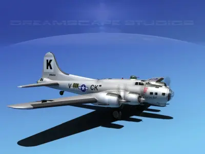 Boeing B-17G Flying Fortress  HP V05 3D model