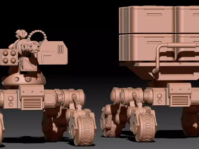 Sentry and transport drone 3D print model