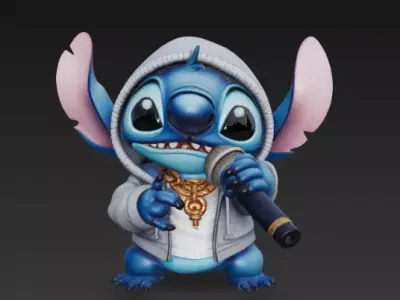 Stitch - Rap 3D print model